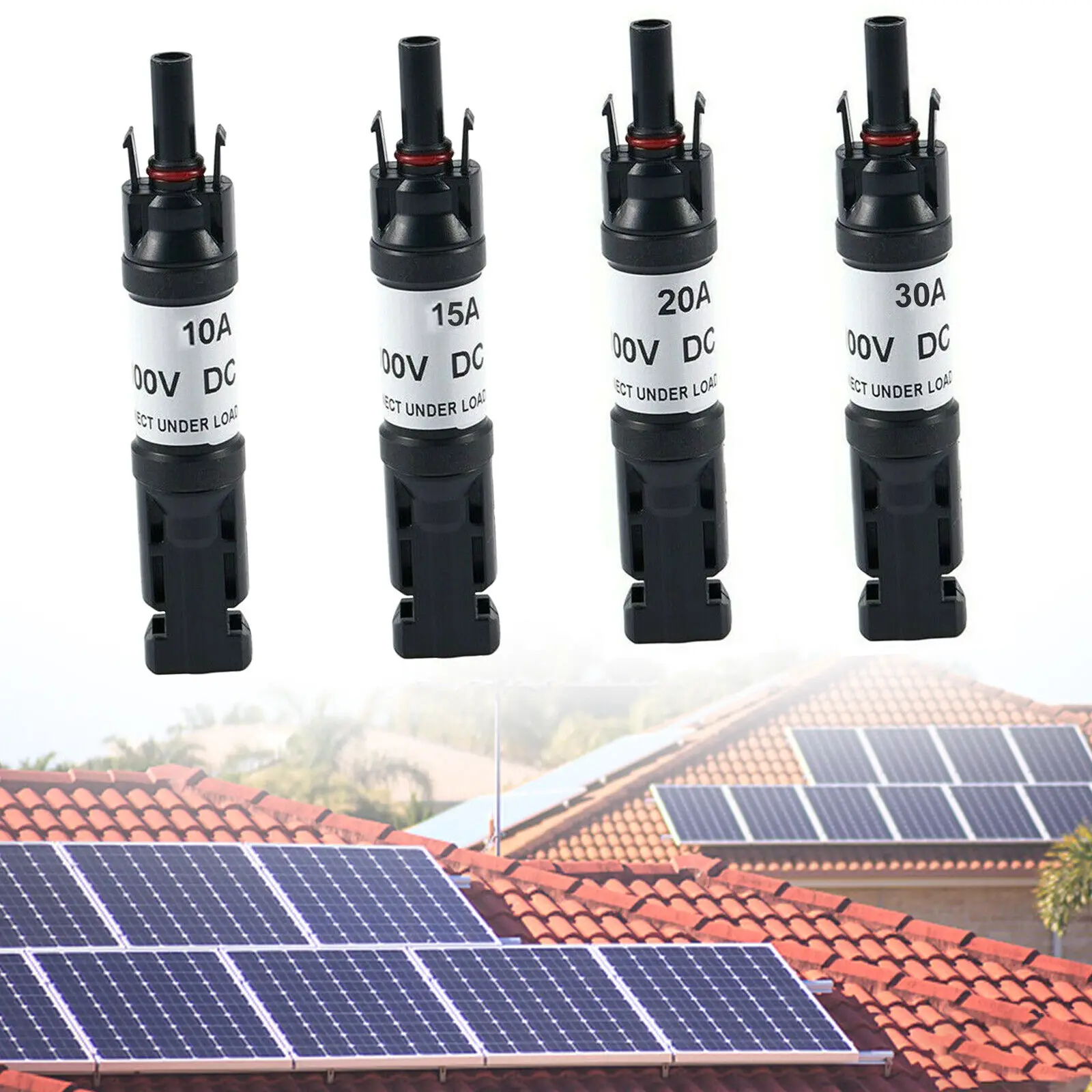 Solar Cable Mc4 Connector - 10/15/20/30A Photovoltaic Diode Connector Solar Panel