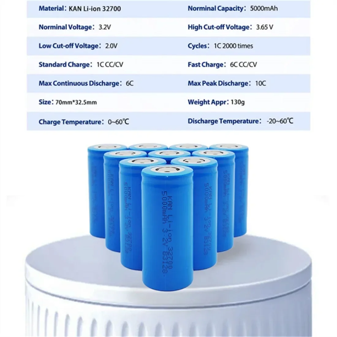 High Quality 32700 LiFePO4 Bat - Renewable Energy Project 评论和价格