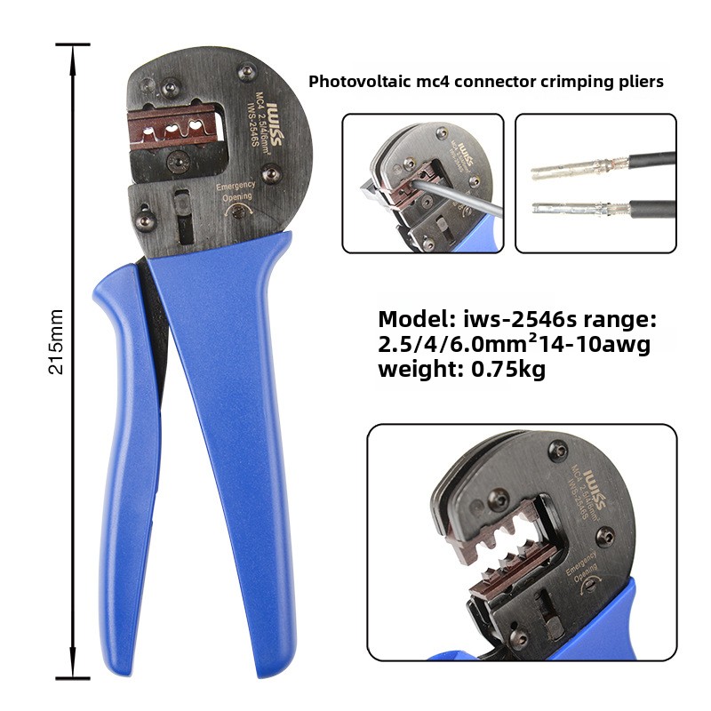 PV Cable Crimper Ratcheting Wi - Solar Cable Mc4 Connector 评论和价格